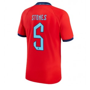England John Stones #5 Replika Udebanetrøje VM 2022 Kortærmet